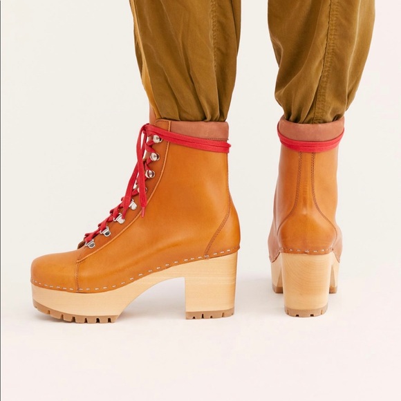 New Swedish Hasbeens Monterey Clog Boot - Picture 2 of 6